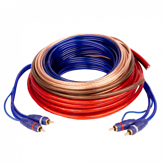 Купить ACV KIT 2.8 SL (Silver=ECO) Комплект проводов для 2-х канального ус-ля 8AWG/Mini ANL 40A в Сургуте