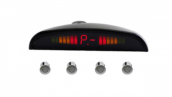 Купить INTERPOWER IP-430 парковачный радар 4 сенсора Silver (голос,19mm) в Сургуте
