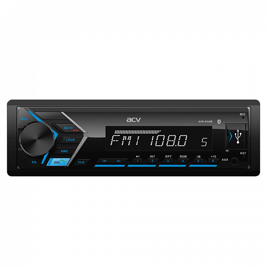 Купить ACV AVS-814BM 1din/мультицвет/FM/MP3/USB/BT/SD/FM 4*50 в Сургуте