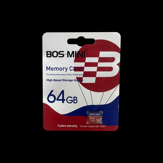 Купить Карта памяти microSD 64Gb BOS-MINI в Сургуте