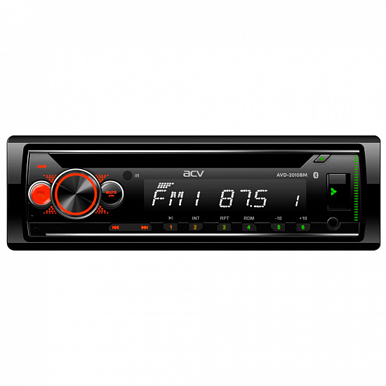 Купить ACV AVD-2010BM 1din/мультицвет/DVD/CD/MP3/USB/AUX/SD/FM/RCA/4*50 пульт ДУ в Сургуте