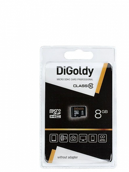 Купить Карта памяти DiGoldy 8GB microSDHC Class 10 без адаптера SD в Сургуте