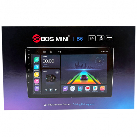 Купить BOS-MINI B6 Автомагнитола 9" на Android 4+64Гб в Сургуте