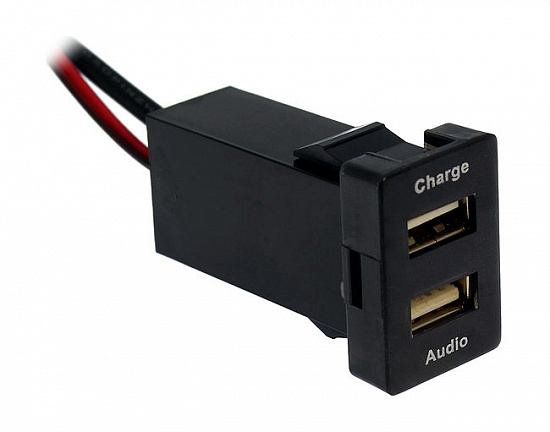 Купить Разъем USB в штатную заглушку для Toyota 2009-2021 (с зарядным устройством) (RP-UC22) в Сургуте