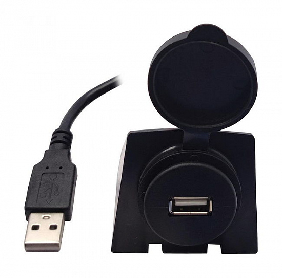Купить USB кабель для выноса разъема в салон (0,5м, 1*USB2.0) с подставкой (RP-USBUNc) в Сургуте